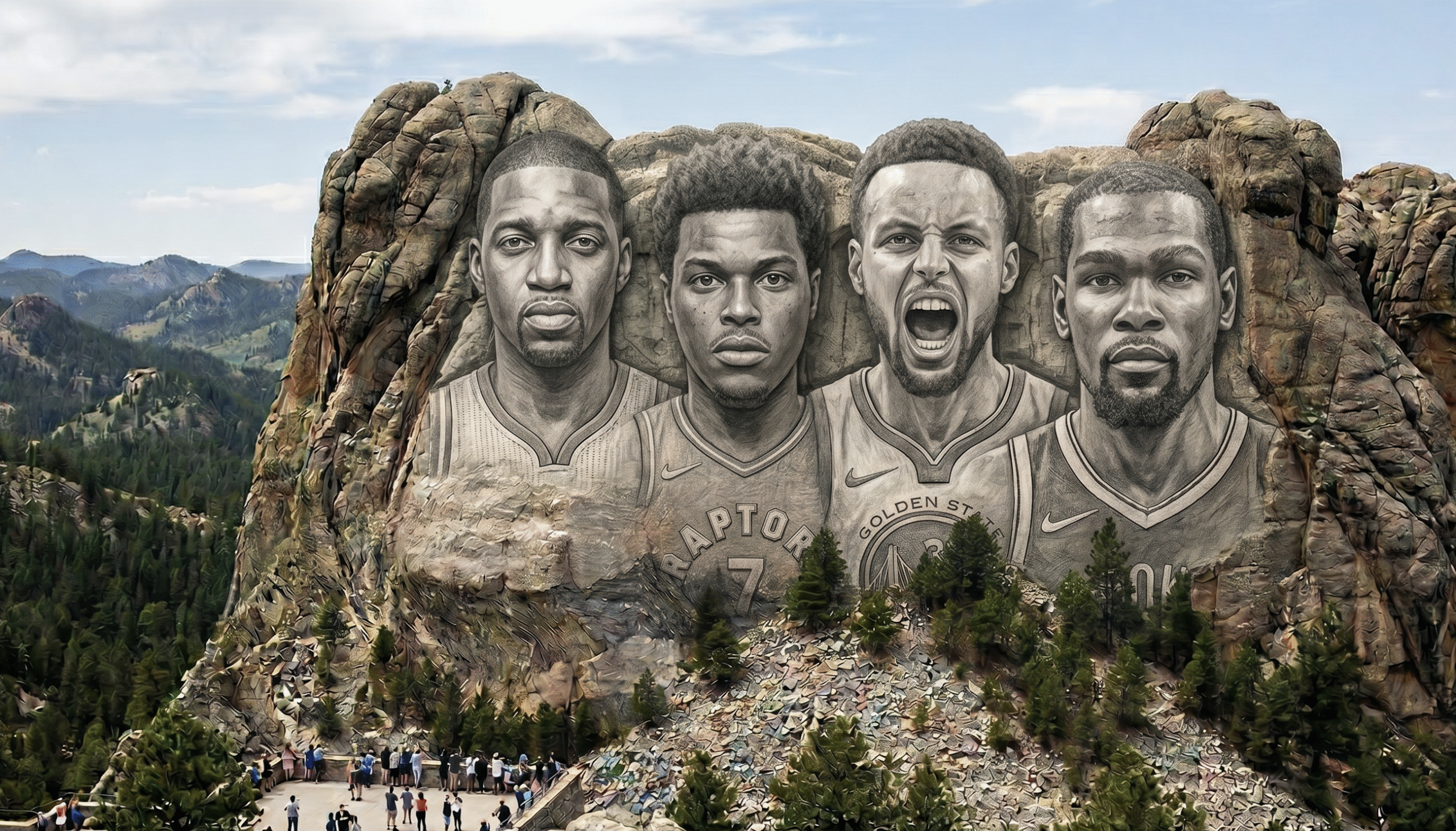 Screenshot 2026-06-05 at 3.29.14 PM Mount Rushmore carved with Tracy McGrady, Kyle Lowry, Stephen Curry and Kevin Durant